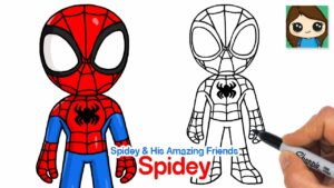 How to Draw Spiderman from Spidey and His Amazing Friends – Kids ...